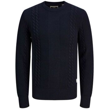 Jack & Jones  Pullover 12242948 GRID CABLE CREW-NAVY BLAZER günstig online kaufen