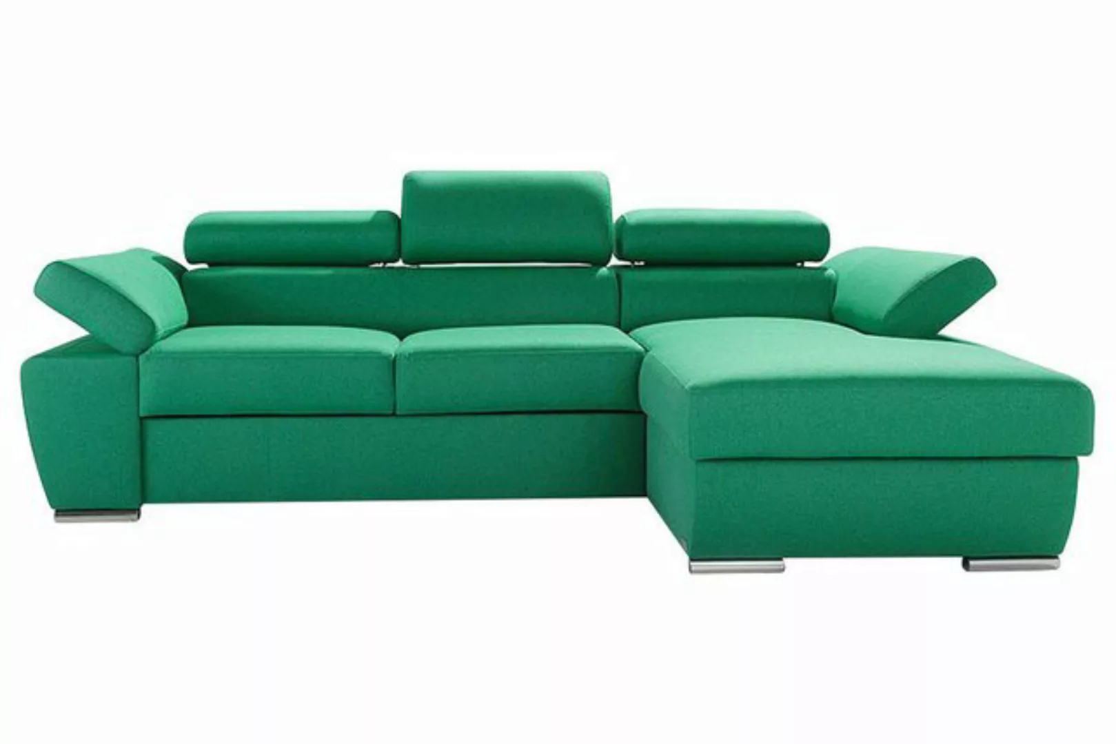 JVmoebel Ecksofa Ecksofa Stoff L-Form Bettfunktion Couch Design Polster Tex günstig online kaufen