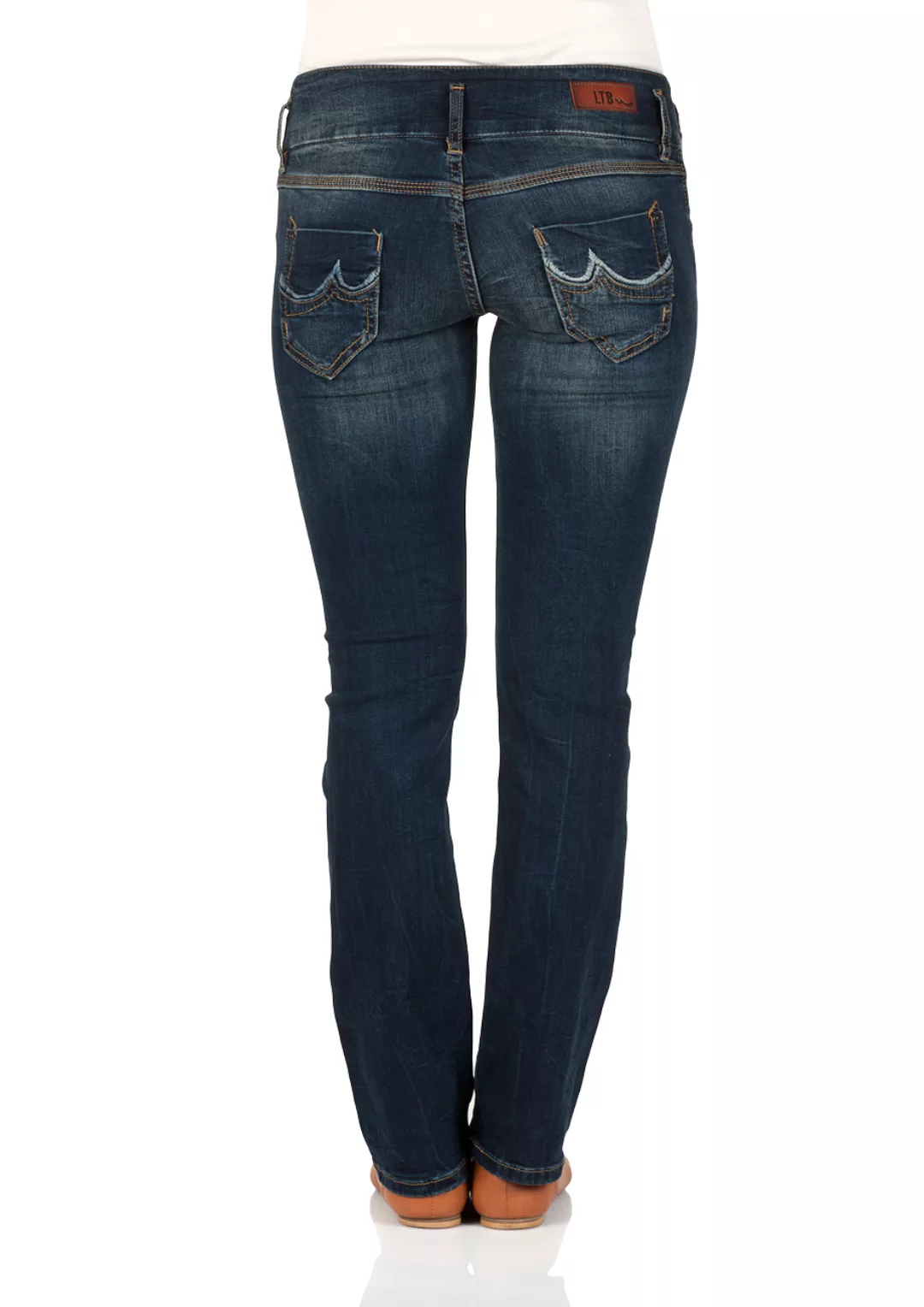 LTB Damen Jeans Jonquil Slim Straight - Blau - Malena Wash günstig online kaufen