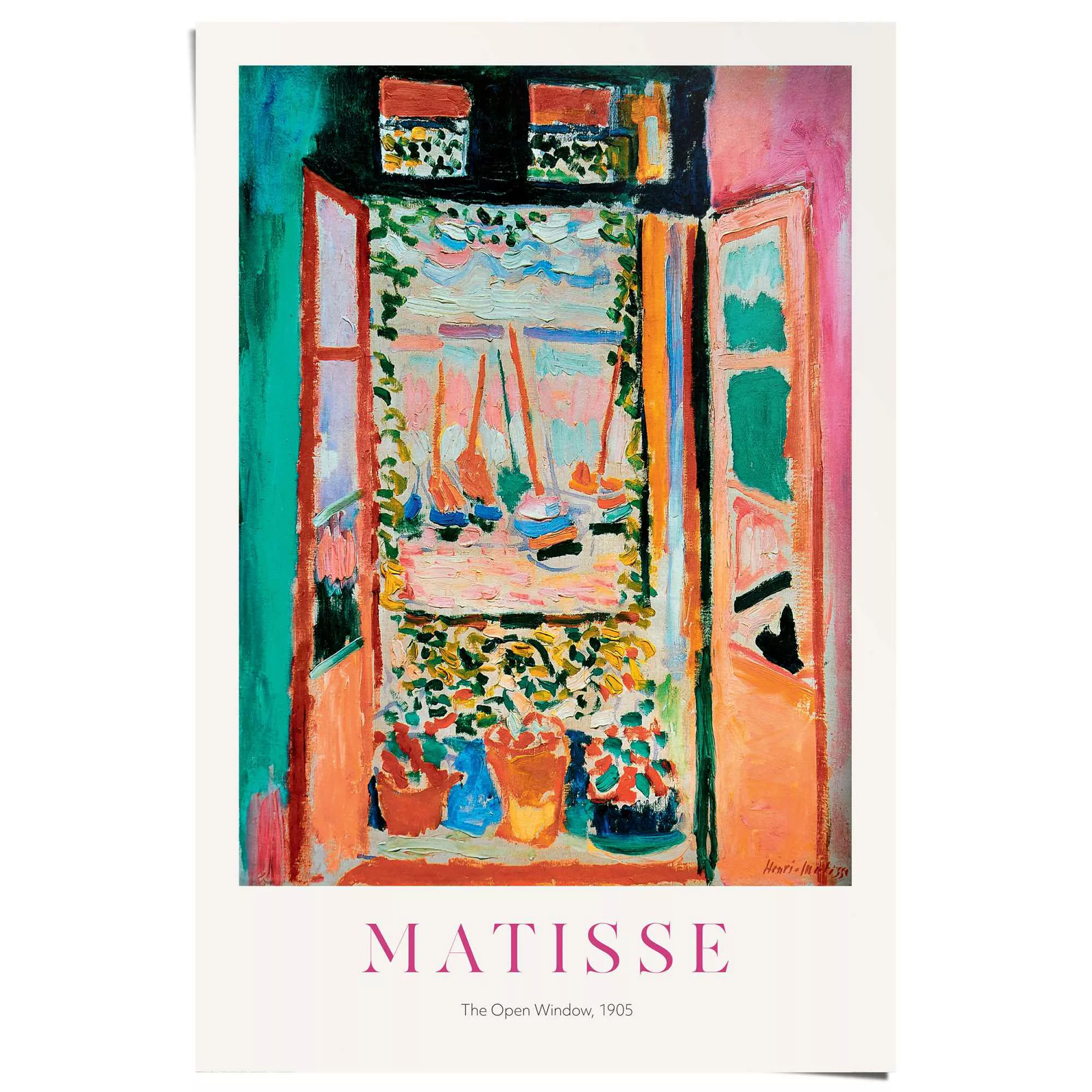 Reinders Poster "Matisse - window" günstig online kaufen