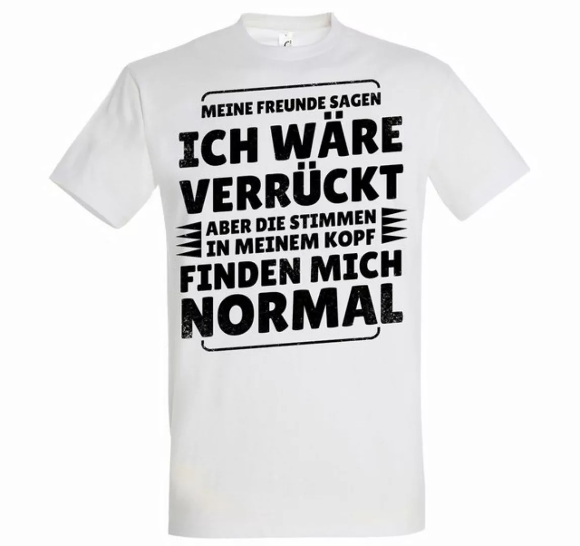 Youth Designz Print-Shirt Verrückt Normal Herren T-Shirt mit lustigen Spruc günstig online kaufen