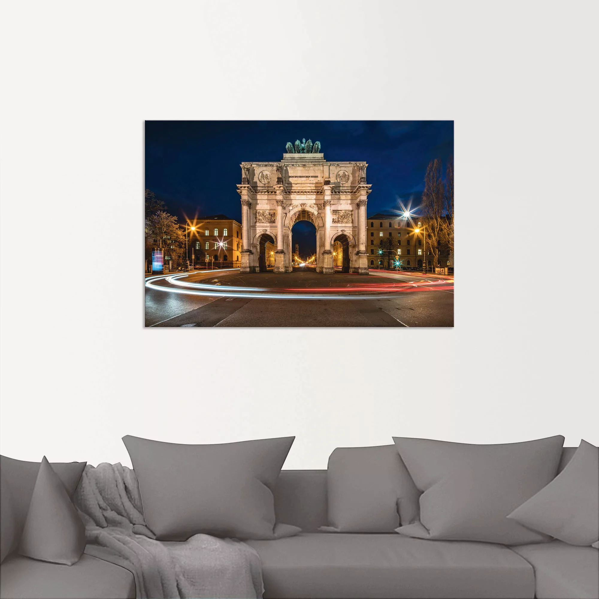 Artland Wandbild "Siegestor München, Deutschland", Elemente der Architektur günstig online kaufen