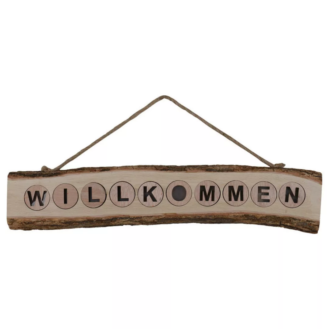 Näve Leuchten LED-Dekoleuchte natur Holz B/H/T: ca. 3,6x12x60 cm günstig online kaufen