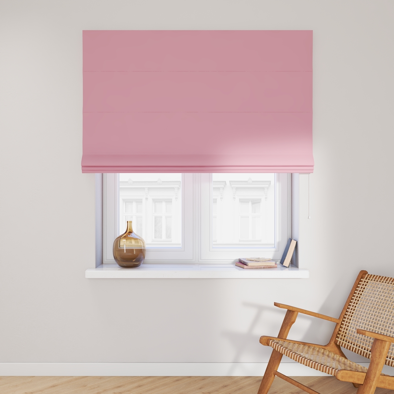 Dekoria Raffrollo Capri, rosa, 110 x 150 cm günstig online kaufen