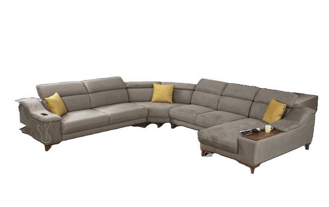 JVmoebel Ecksofa Sofa U-Form Wohnzimmer Ecksofa Polstermöbel Modern, 6 Teil günstig online kaufen