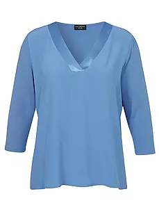 Shirt 3/4-Arm Via Appia Due blau günstig online kaufen