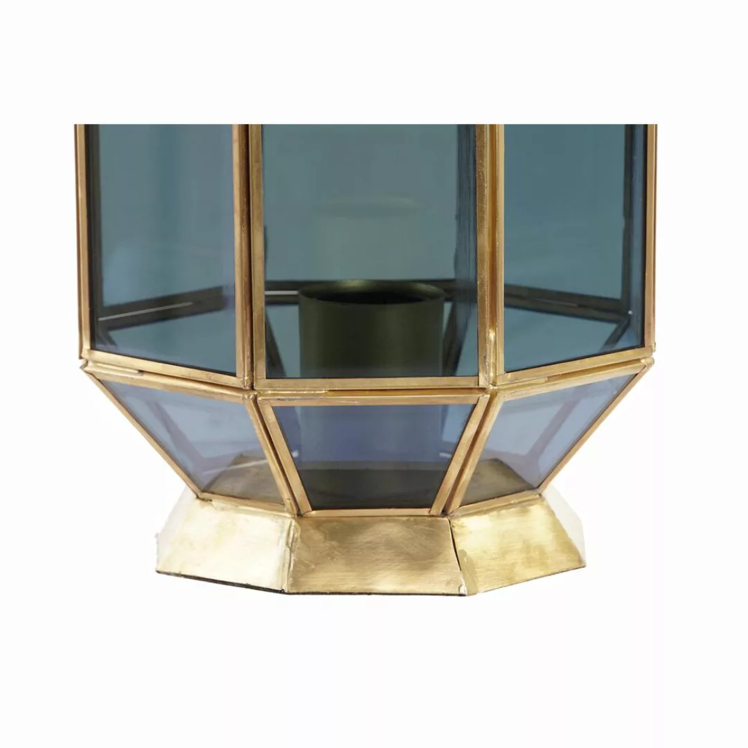 Tischlampe Dkd Home Decor Kristall Blau Golden 220 V Messing 50 W Moderne ( günstig online kaufen