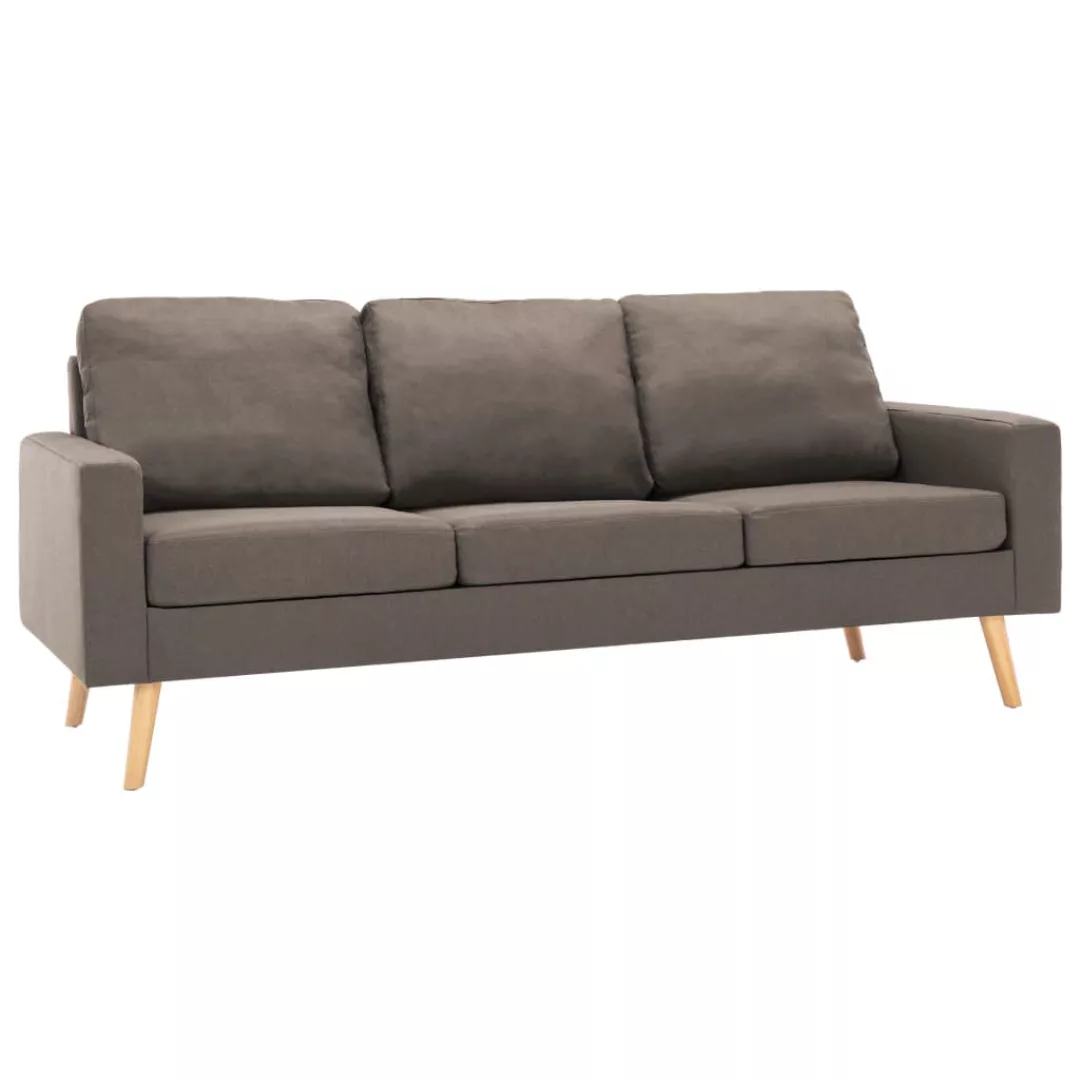 3-sitzer-sofa Taupe Stoff günstig online kaufen