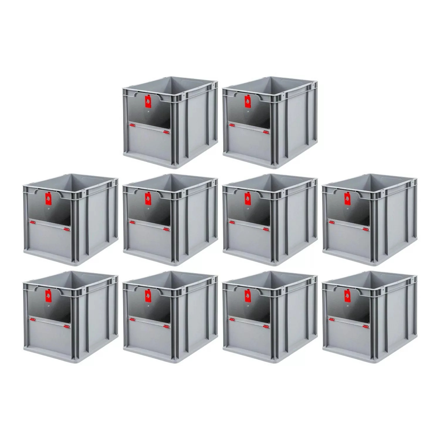 PROREGAL SparSet 10x Eurobox NextGen Insight Cover HxBxT 32 x 30 x 40 30 Li günstig online kaufen