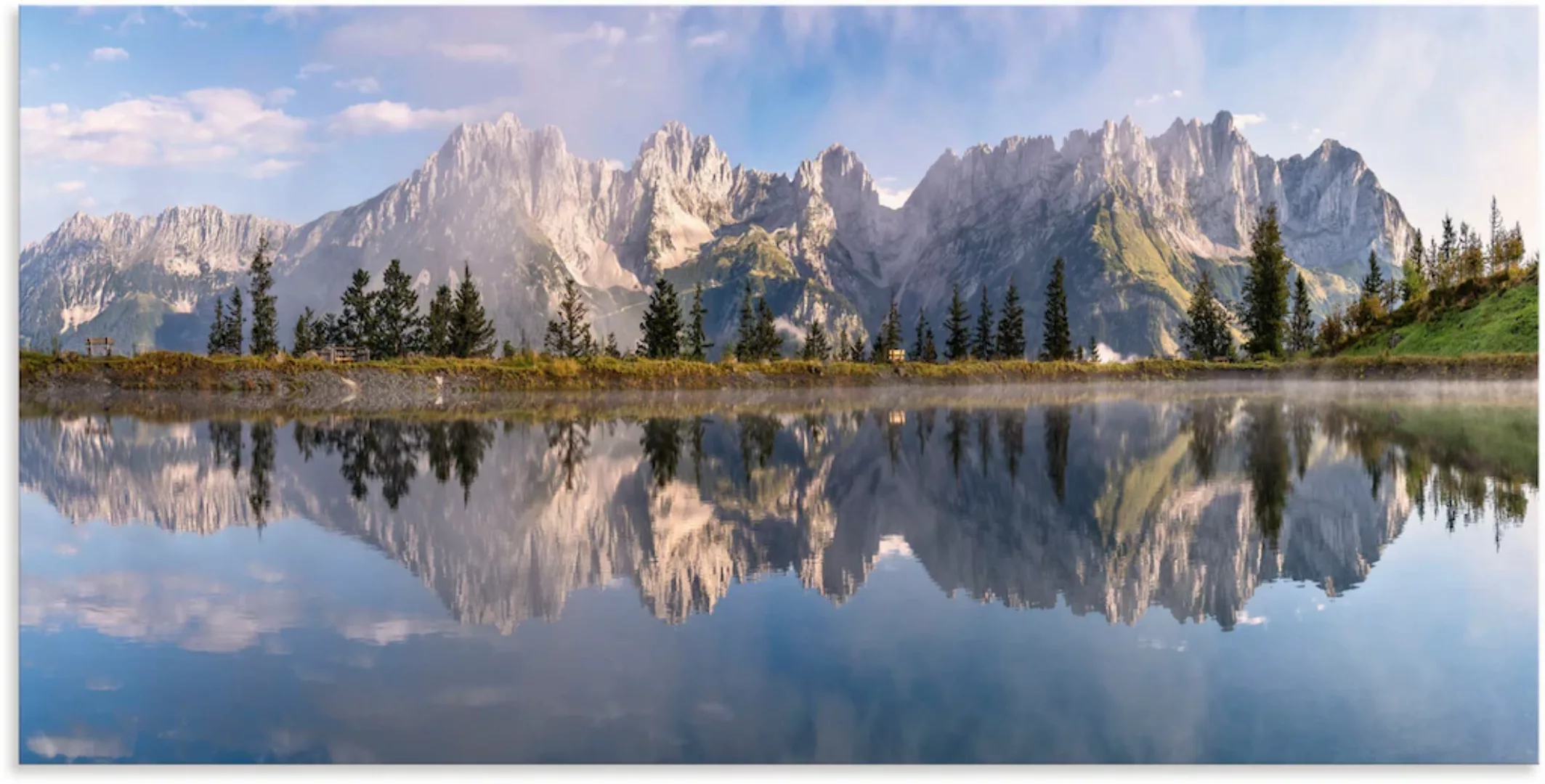 Artland Wandbild "Wilder Kaiser in Tirol", Bilder von Europa, (1 St.) günstig online kaufen