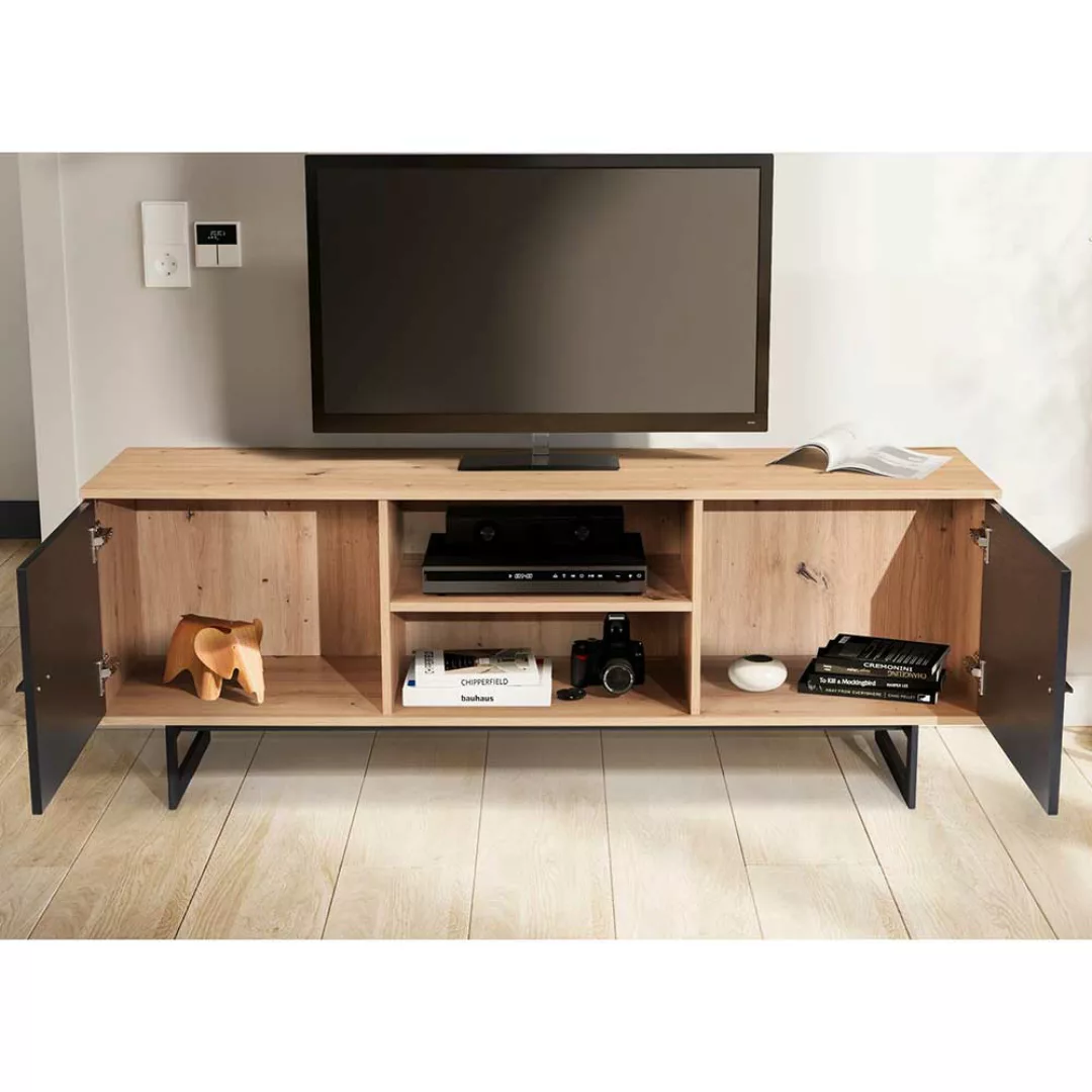 Fernseher Schrank Phonoschrank im Skandi Design 150 cm breit günstig online kaufen