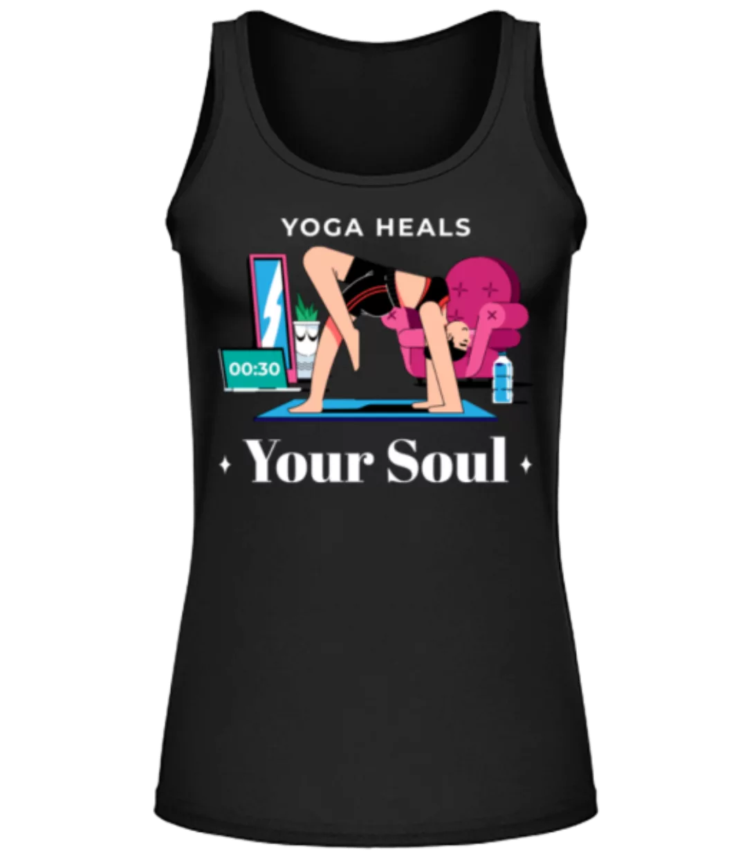 Yoga Heals Your Soul · Frauen Tank Top günstig online kaufen