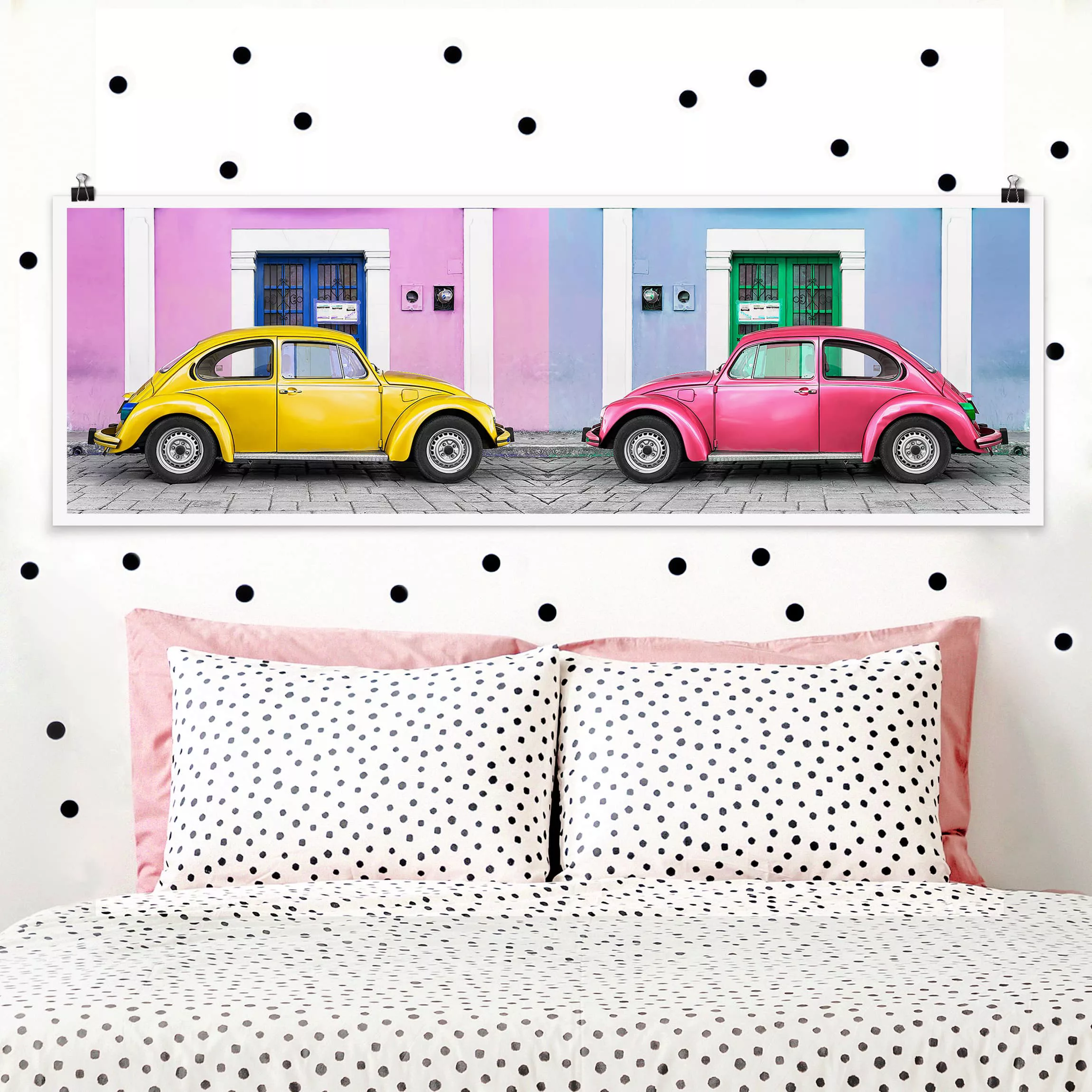 Panorama Poster Architektur & Skyline Beetle Duell günstig online kaufen