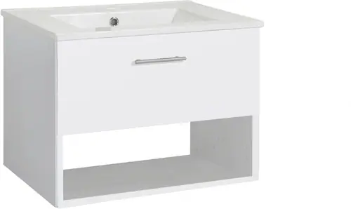 welltime Waschtisch "Trento Light mit Keramik-Auflagebecken", 1 Auzug und 1 günstig online kaufen