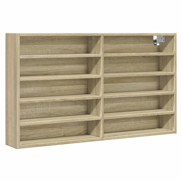 vidaXL Schrankmodule Vitrinenschrank Sonoma-Eiche 100x15x58 cm Holzwerkstof günstig online kaufen