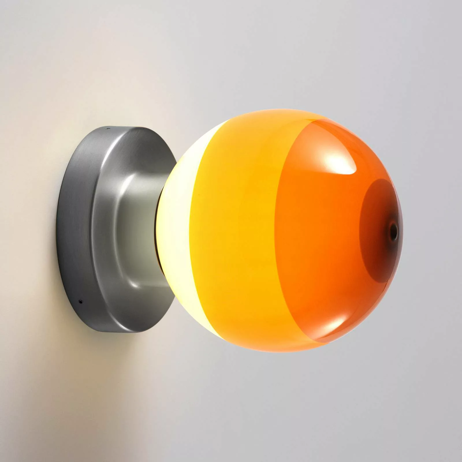 MARSET Dipping Light A2 LED-Wandlampe, orange/grau günstig online kaufen