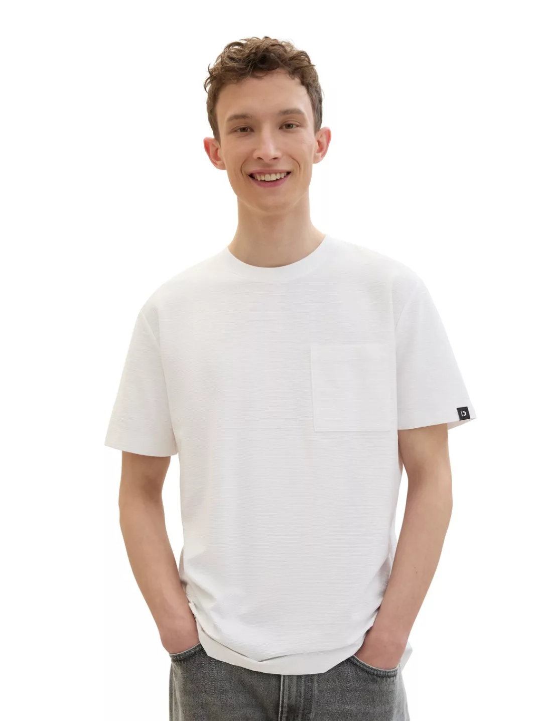 TOM TAILOR Denim Rundhalsshirt kurzarm günstig online kaufen