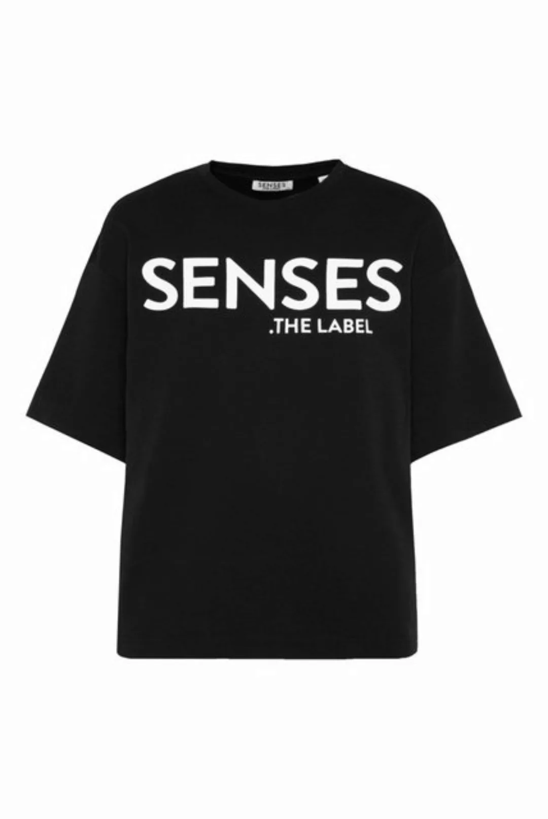 SENSES.THE LABEL Rundhalsshirt aus Baumwolle günstig online kaufen