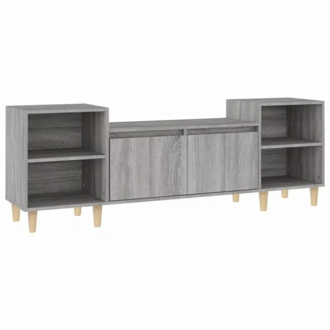 furnicato TV-Schrank Grau Sonoma 160x35x55 cm Holzwerkstoff günstig online kaufen