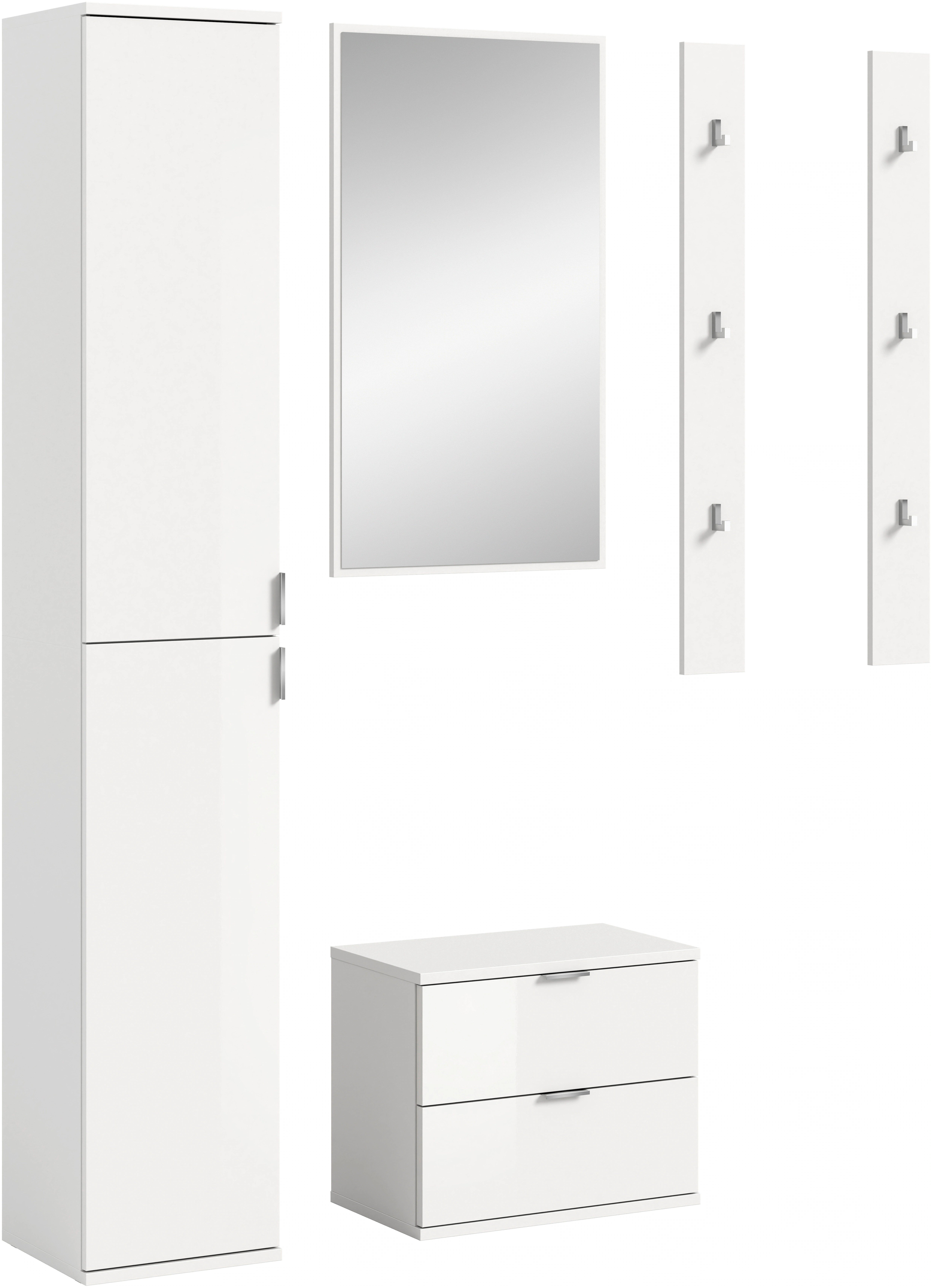 INOSIGN Garderoben-Set "Trondheim, Garderobenset 4-tlg. Breite 148 cm,", (4 günstig online kaufen