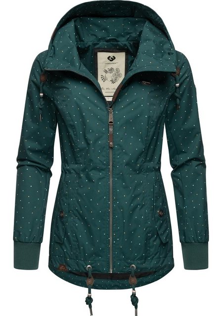 Ragwear Outdoorjacke Danka Dots stylische Übergangsjacke mit großer Kapuze günstig online kaufen