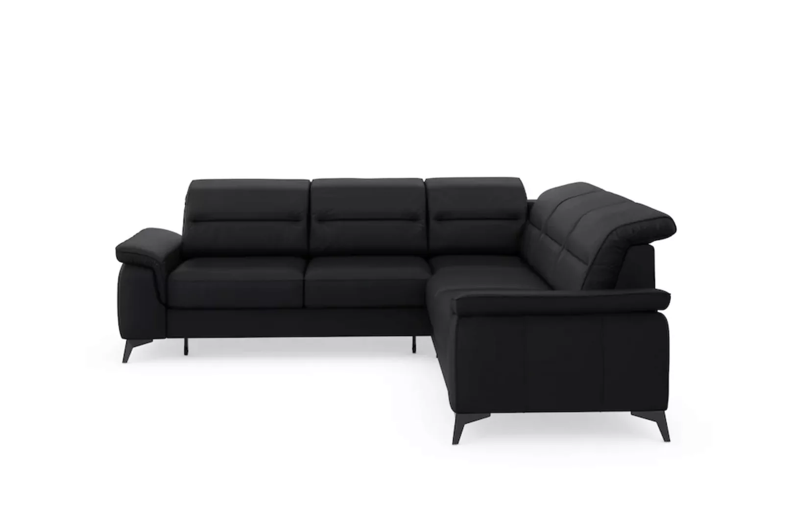 sit&more Ecksofa Sinatra L-Form, optinal mit Kopfteilverstellung und Armtei günstig online kaufen