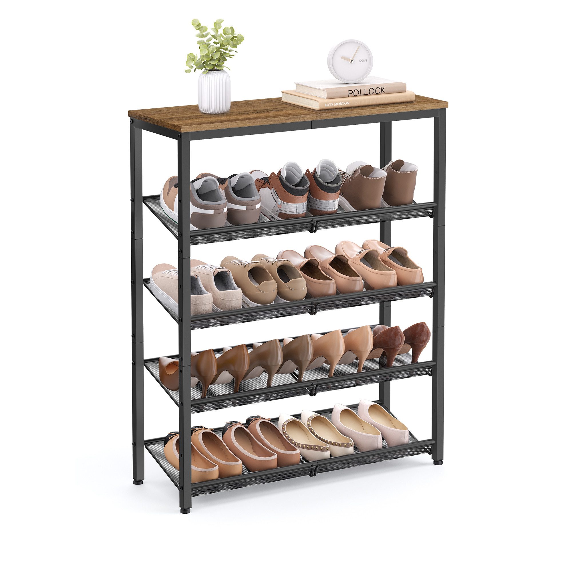 VASAGLE Schuhregal Schuhschrank, 5 Ebenen, große günstig online kaufen