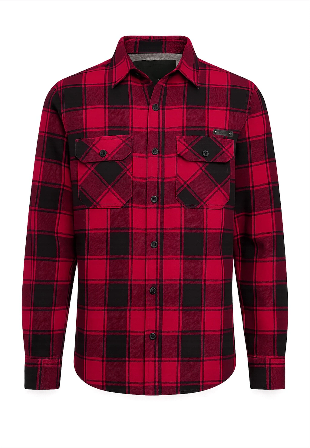 Brandit Langarmhemd "Brandit Herren Checked Shirt", (1 tlg.) günstig online kaufen