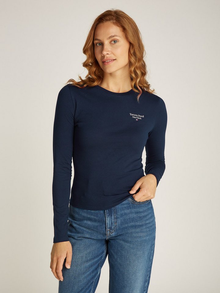 Tommy Jeans Langarmshirt TJW SLIM ESSENTIAL LOGO 2 LS EXT mit Logo günstig online kaufen