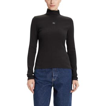 Calvin Klein Jeans  Pullover LS WOVEN LABEL TURTL LV047D203G günstig online kaufen