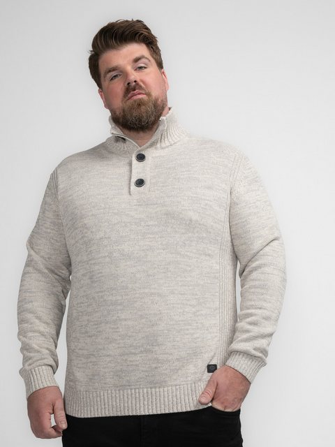 Petrol Industries Strickpullover Melage Pullover in Plus Size Chignik günstig online kaufen