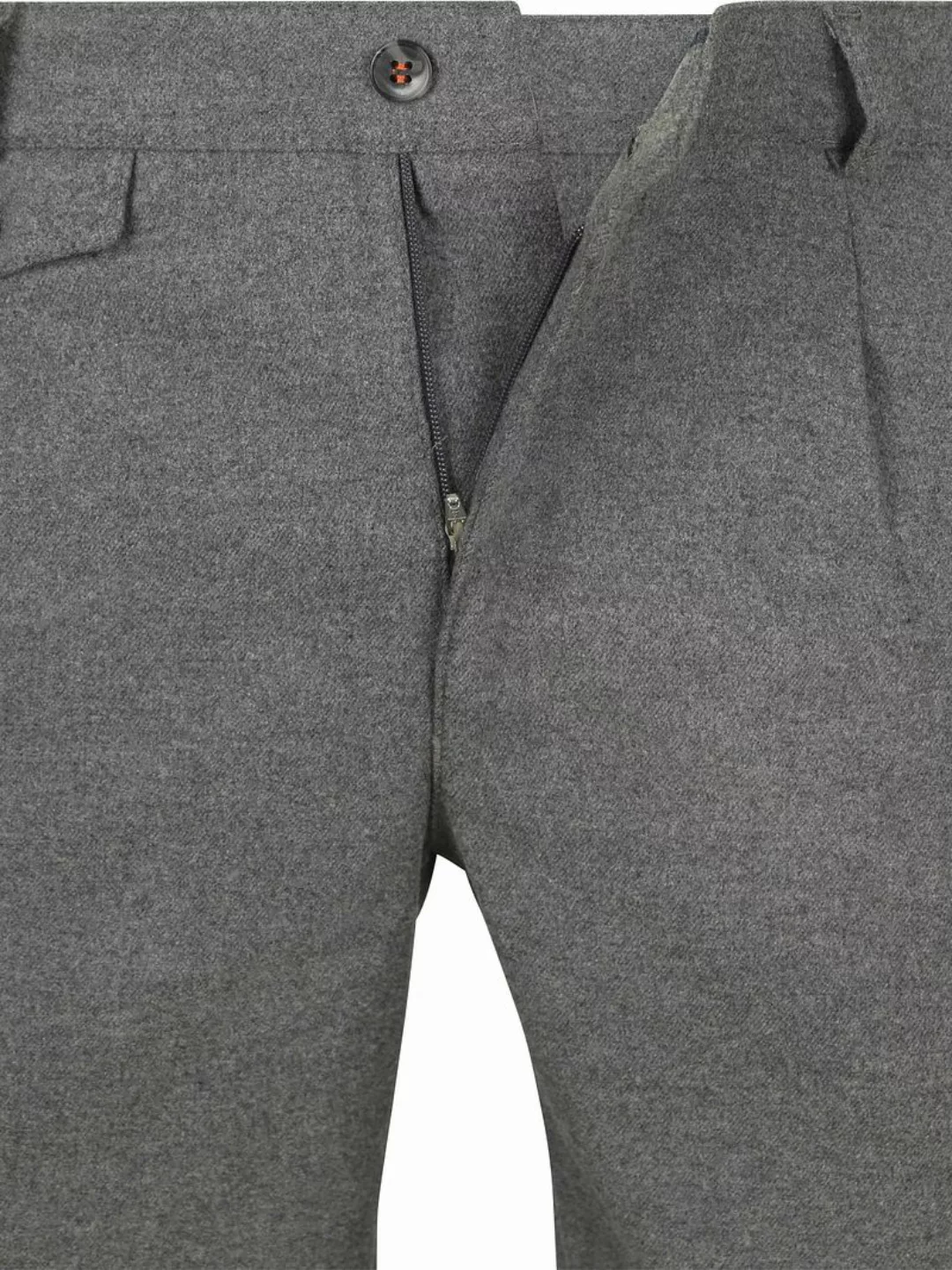 Suitable Chino Pico Pleat Flanel Grau - Größe 98 günstig online kaufen