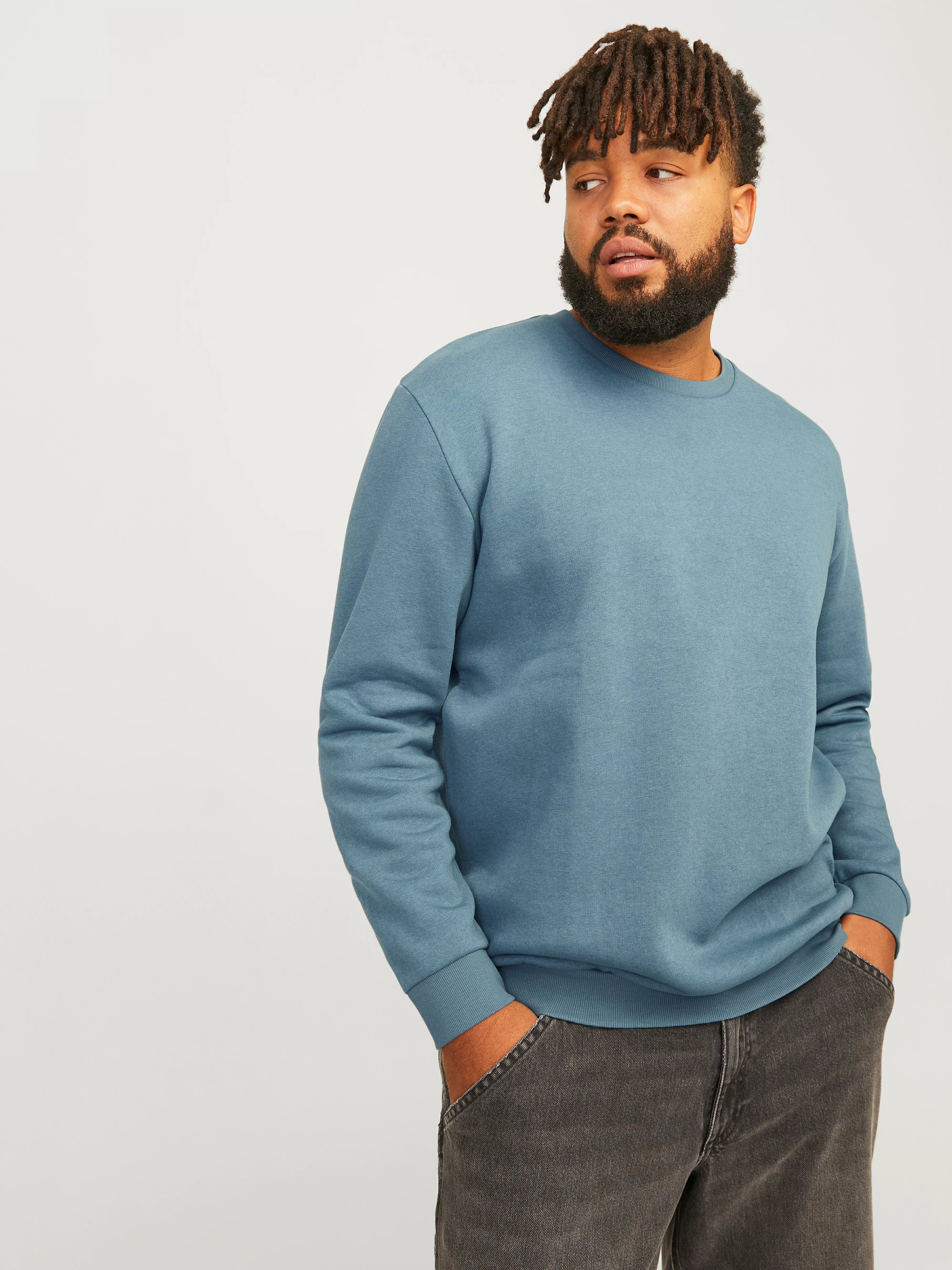 Jack & Jones PlusSize Sweatshirt JJEBRADLEY SWEAT CREW NOOS PLS günstig online kaufen