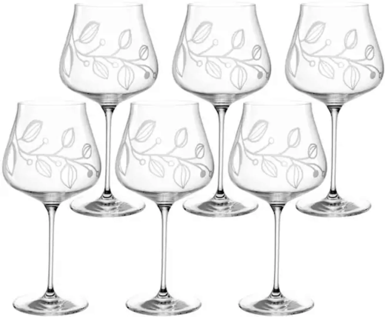 LEONARDO Rotweinglas »BOCCIO«, (Set, 6 tlg.), 770 ml, 6-teilig günstig online kaufen