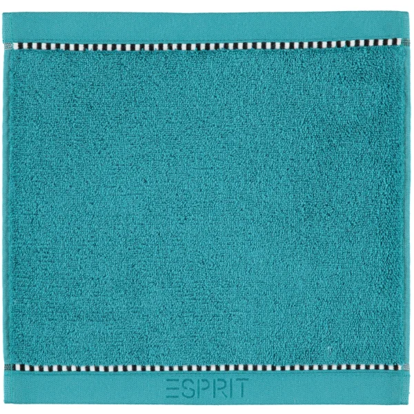 Esprit Box Solid - Farbe: teal - 5765 - Seiflappen 30x30 cm günstig online kaufen