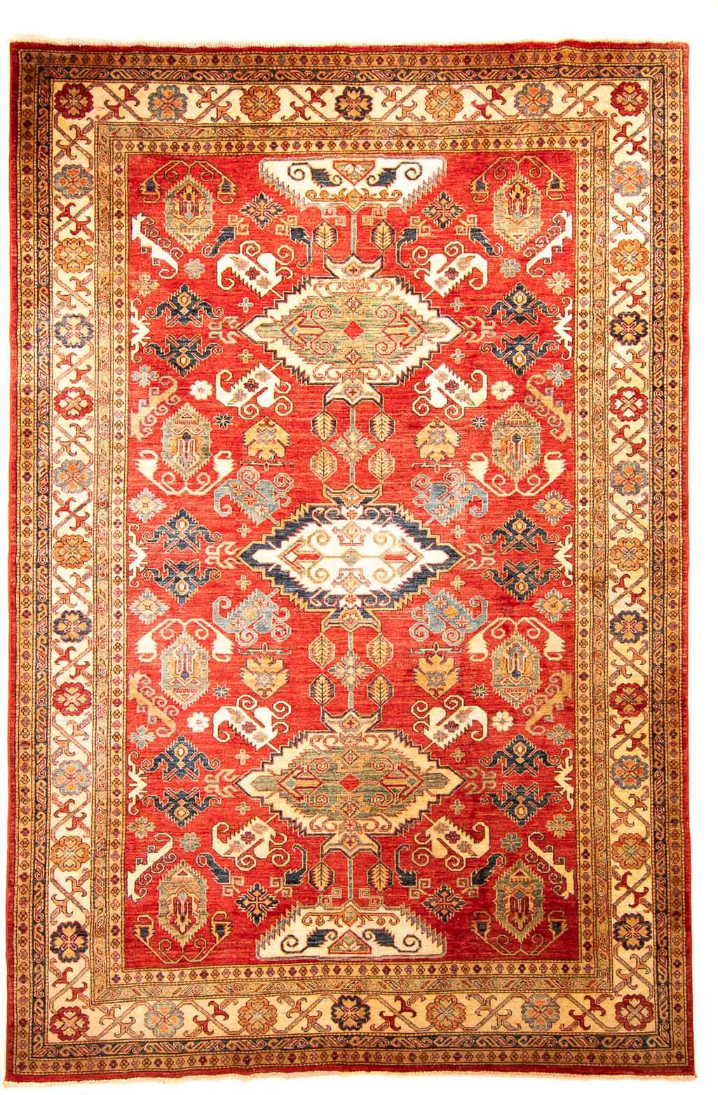 morgenland Orientteppich »Ziegler - Kazak - 238 x 197 cm - rot«, rechteckig günstig online kaufen