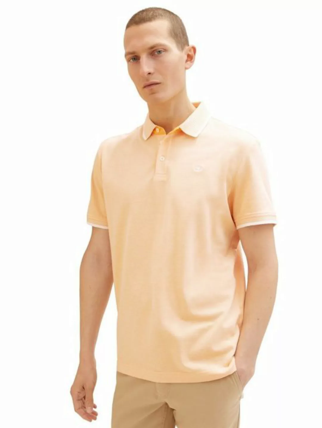 TOM TAILOR Poloshirt Polo With Detailed Collar (1-tlg) günstig online kaufen
