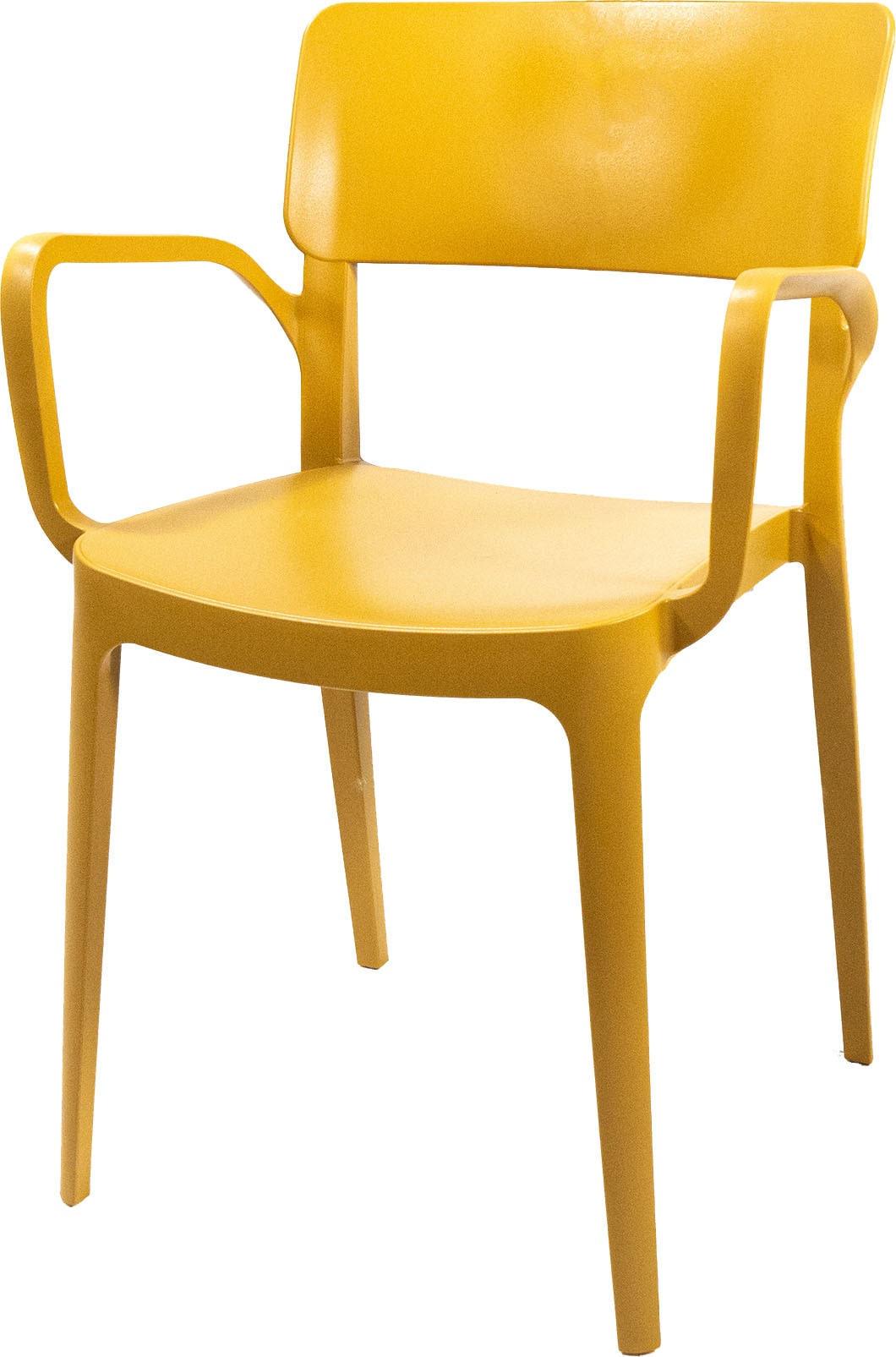 Essentials Gartenstuhl "Wing", 1 St., senf, Stapelstuhl Kunststoff günstig online kaufen