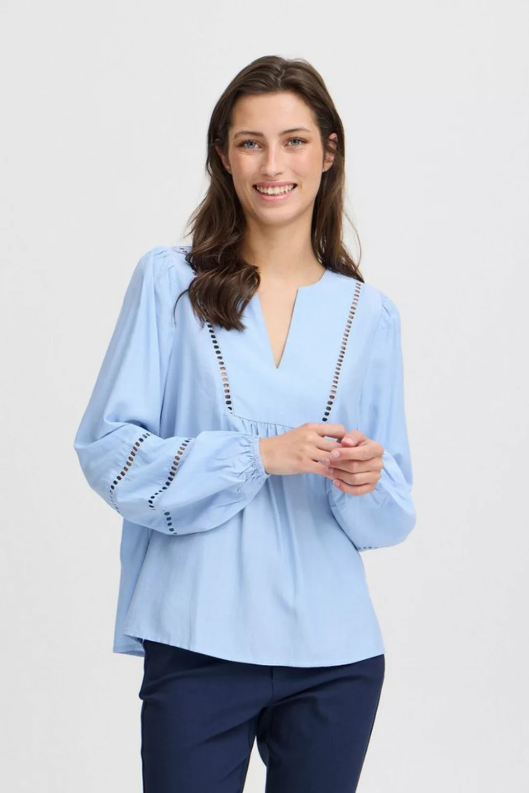 b.young Langarmbluse BYILVILYA BLOUSE - lässige Bluse günstig online kaufen