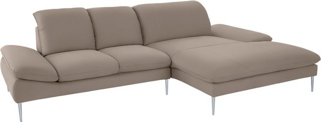 W.SCHILLIG Ecksofa enjoy&MORE, mit Sitztiefenverstellung, Füße silber matt, günstig online kaufen