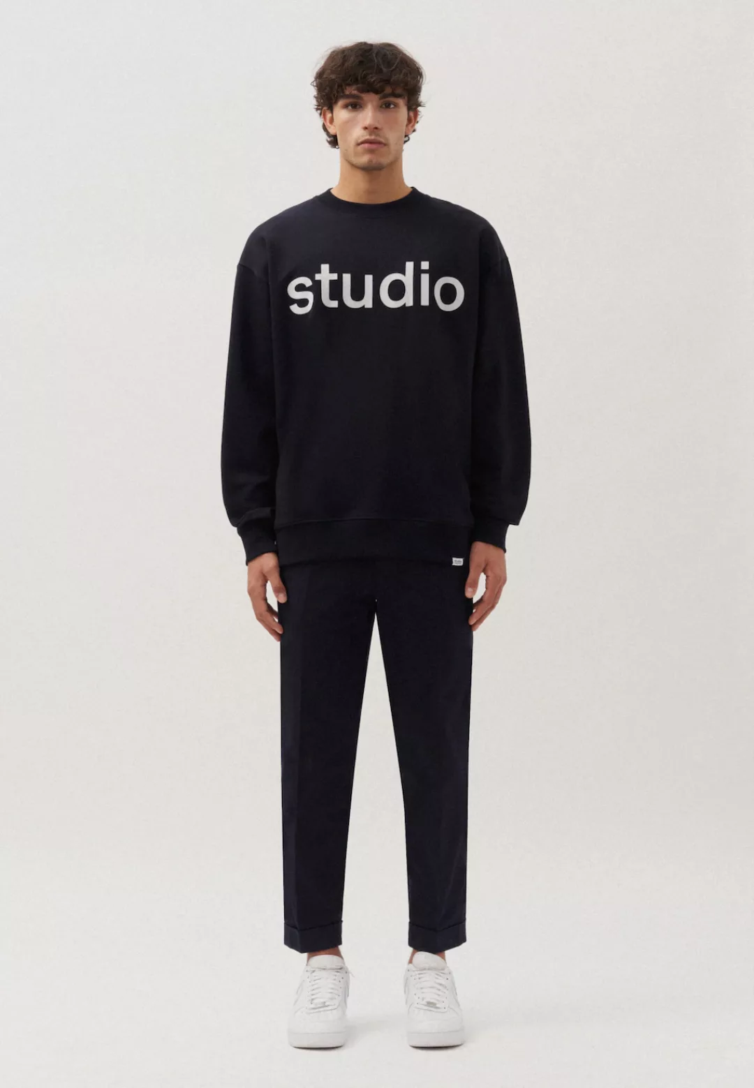 studio seidensticker Sweatshirt "Studio", Langarm Rundhals Druck günstig online kaufen