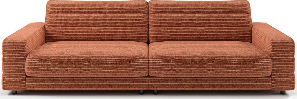 3C Candy Big-Sofa "Stripes", Lose Rückenkissen, mit feiner Quersteppung günstig online kaufen