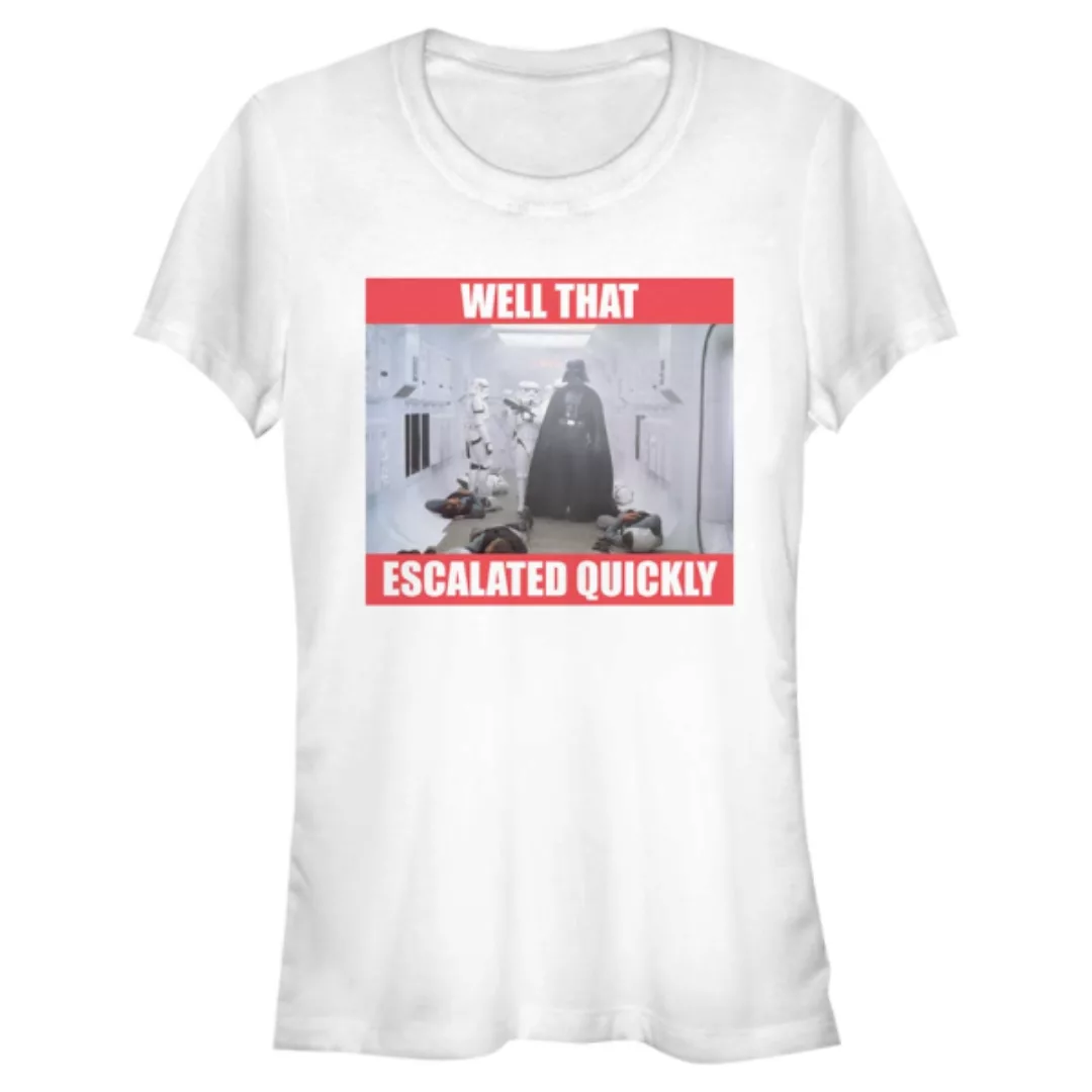 Star Wars - Darth Vader Escalated Quickly - Frauen T-Shirt günstig online kaufen