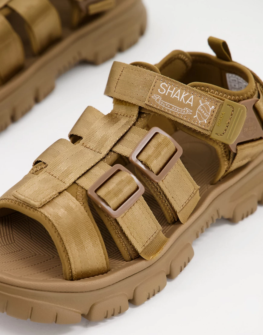 Shaka – Neo Rally – Sandalen in Braun günstig online kaufen