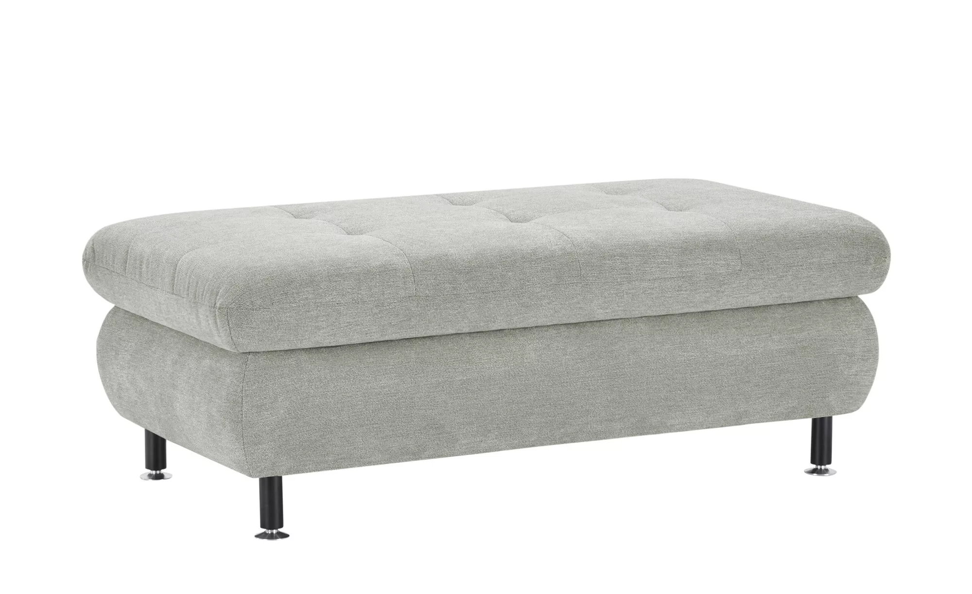 Lounge Collection XXL-Hocker  Sally ¦ grau ¦ Maße (cm): B: 129 H: 47 T: 64 günstig online kaufen