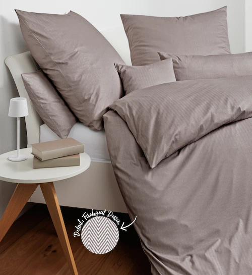 Janine Bettwäsche »Interlock-Jersey59000 3«, mit Reissverschluss günstig online kaufen