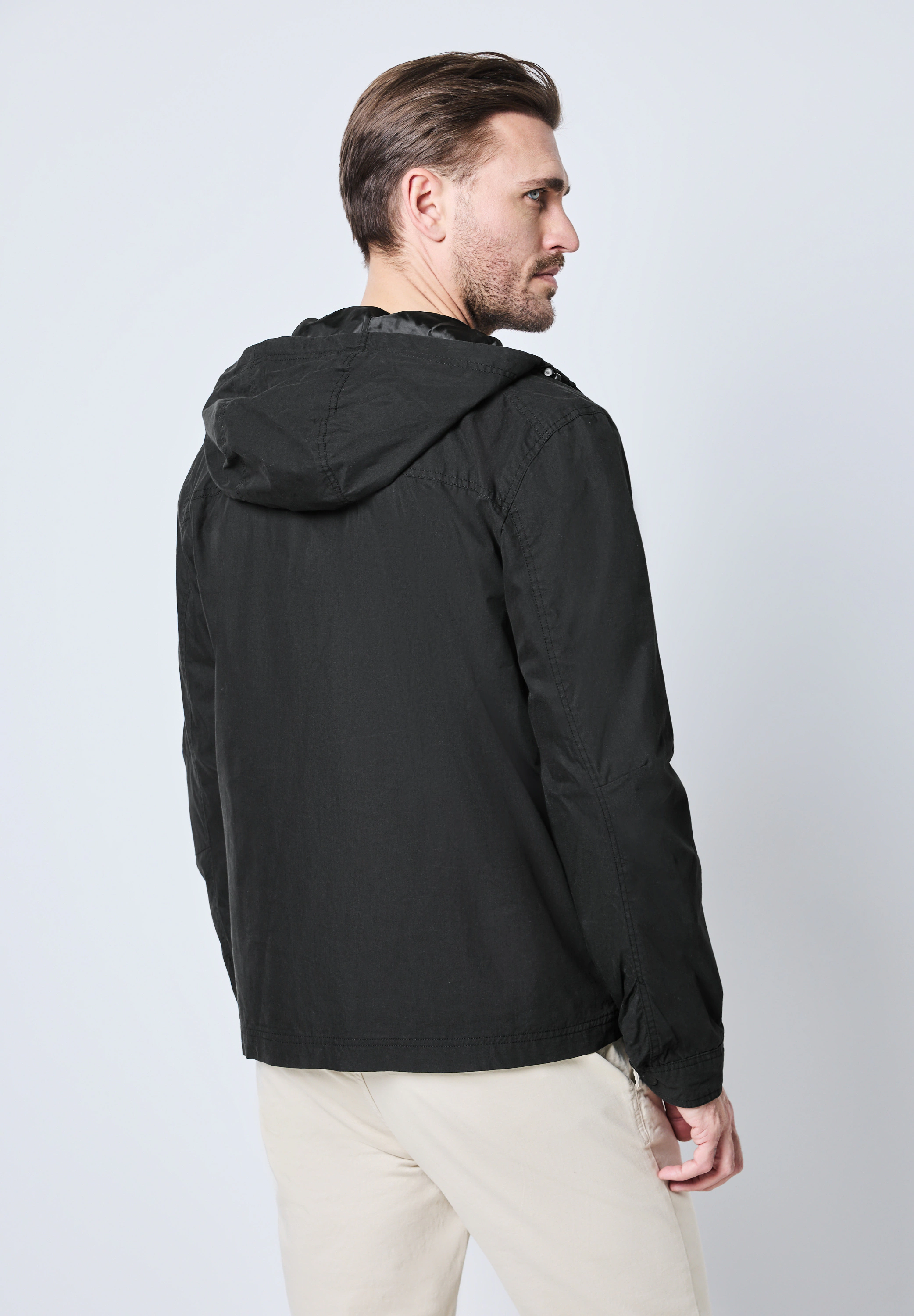 STREET ONE MEN Funktionsjacke, mit Kapuze, mit Kapuze mit Tunnelzugband günstig online kaufen