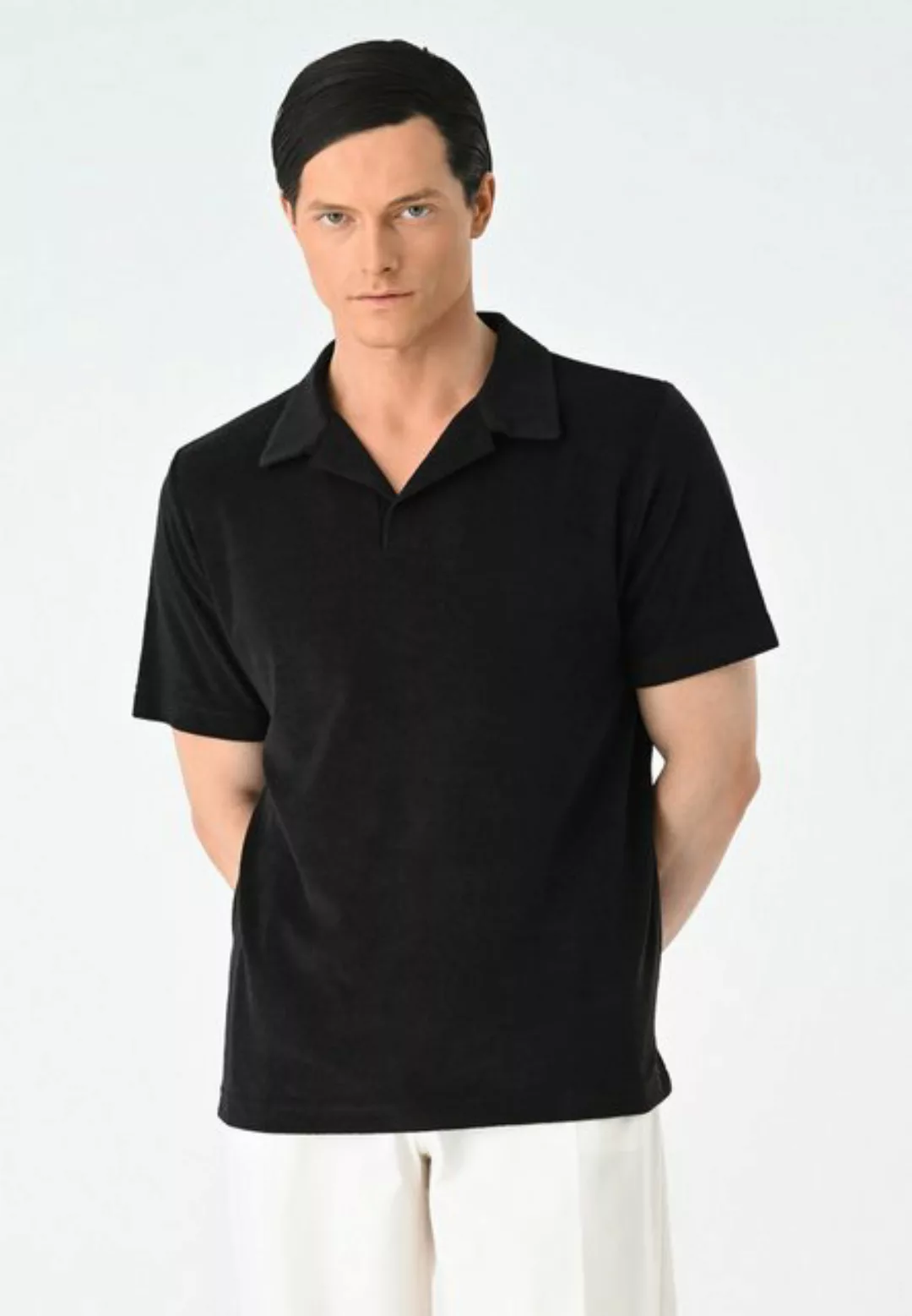 Antioch Poloshirt Lapel collar T-Shirt günstig online kaufen