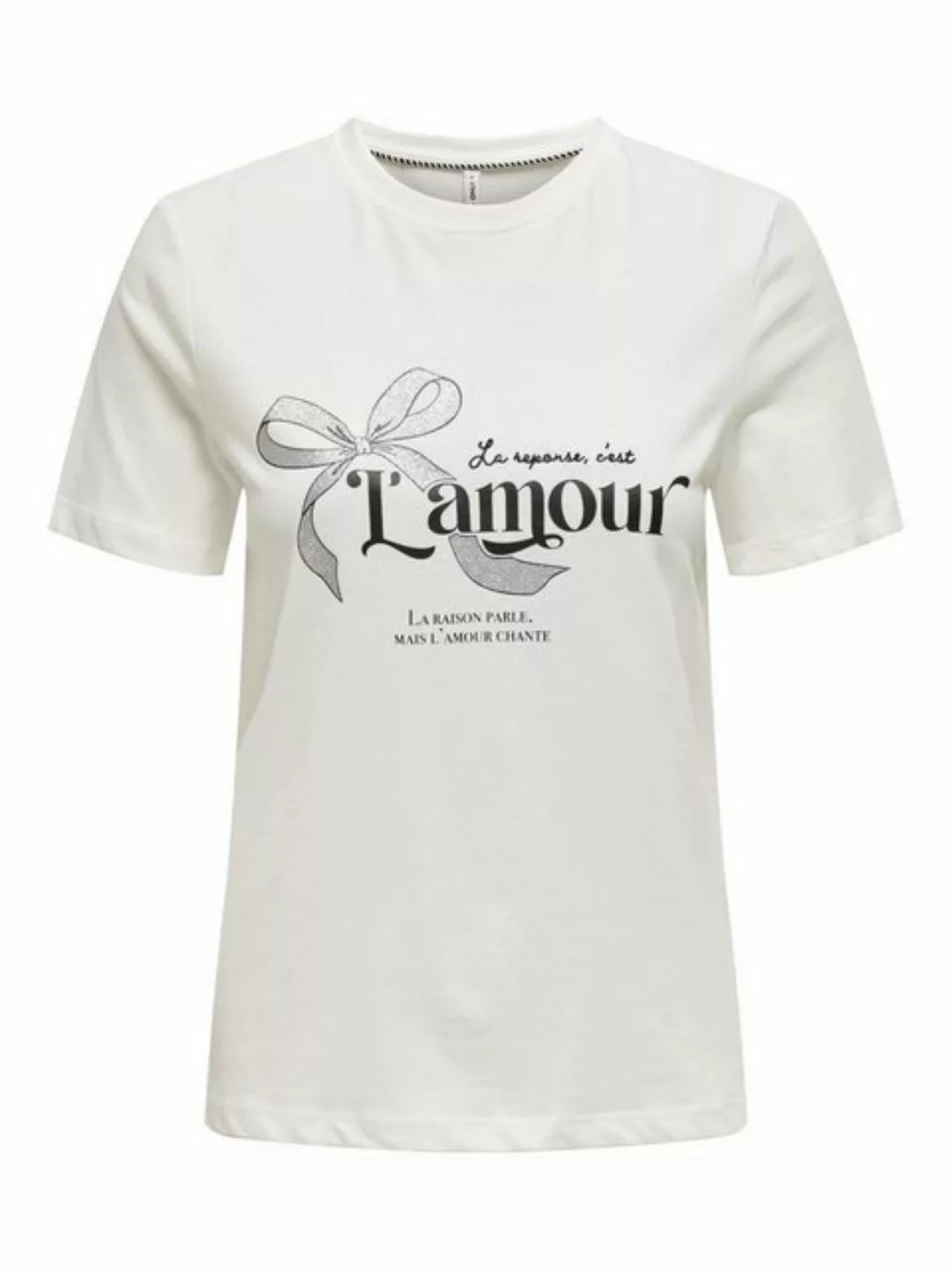 ONLY Kurzarmshirt ONLKITA LIFE REG S/S BOW TOP BOX JRS günstig online kaufen