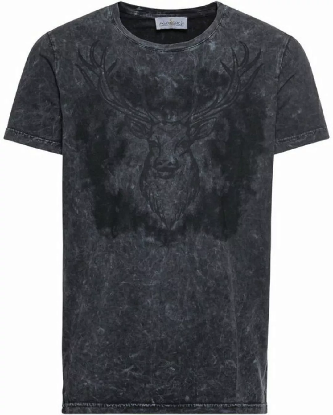 Almsach T-Shirt T-Shirt mit Hirschmotiv günstig online kaufen